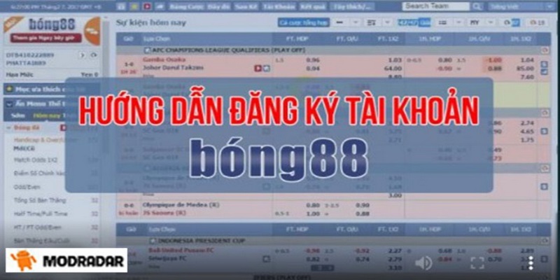 Hướng dẫn đăng ký bong88 chi tiết cho tân thủ